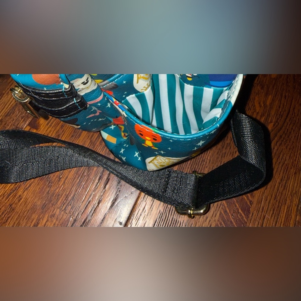 LOUNGEFLY Disney Park Chibi Icons Mini Backpack in Teal - Picture 6 of 6